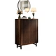 hallway wood shoe cabinet